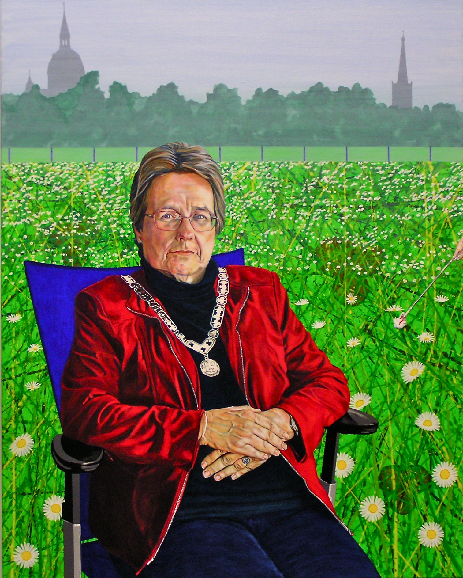 'Portret van Burg. E.G.E.M. Bloemen'